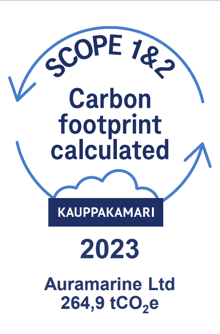 Carbon footprint calculated