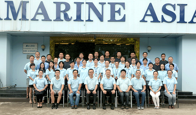 Auramarine-Asia-personnel Auramarine Shanghai personnel in summer 2017