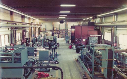 Auramarine factory in the early days