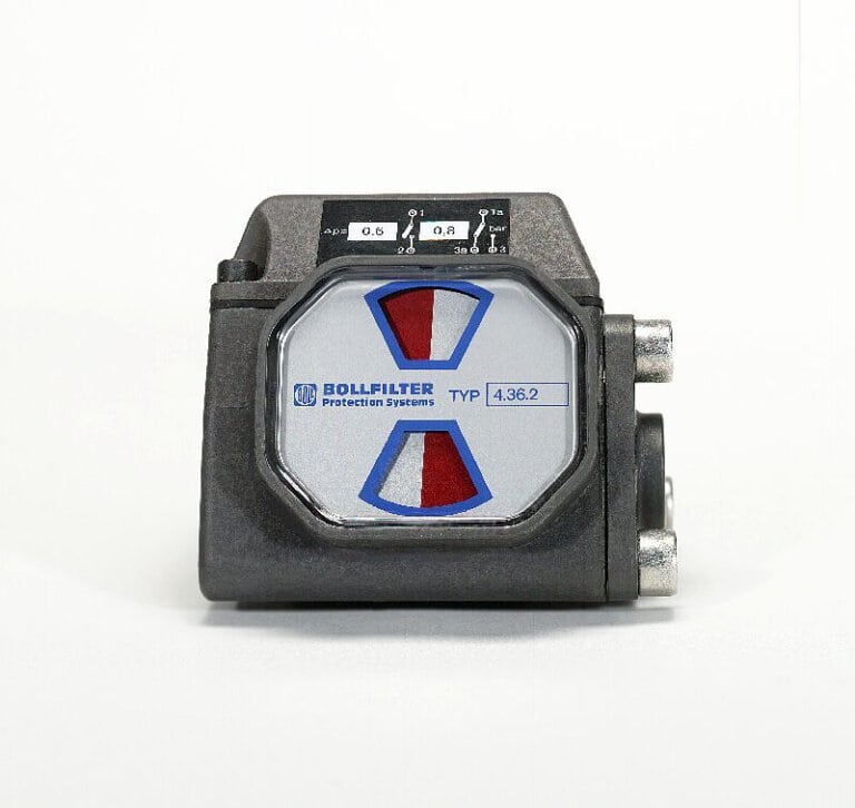 Filters Pressure differential switch indicator Auramarine
