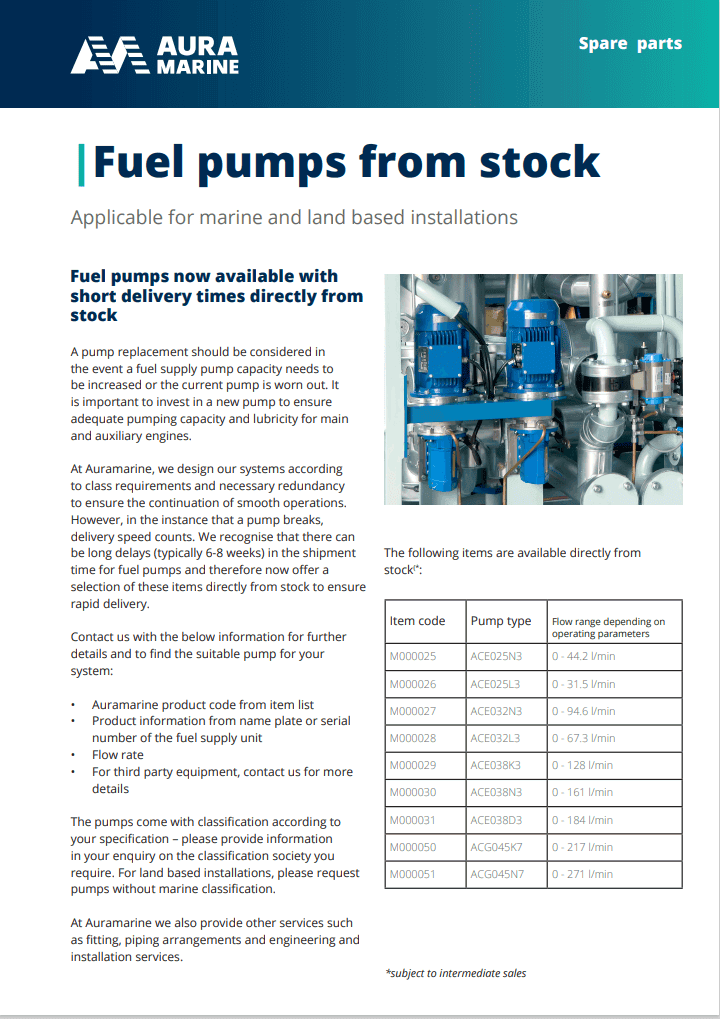 Fuel pumps