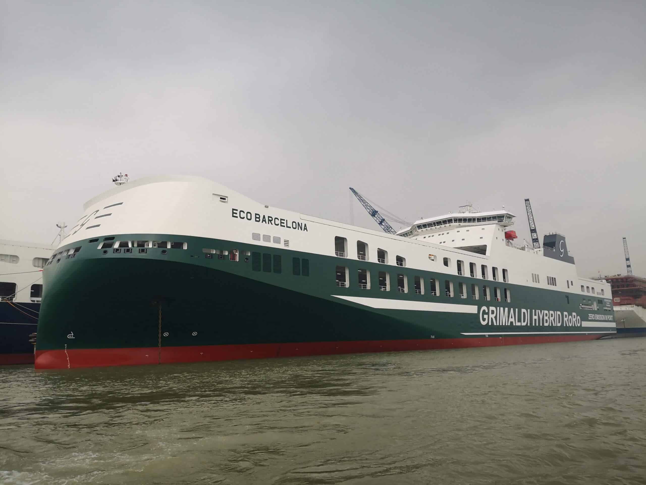 M/V ECO Barcelona, courtesy of Grimaldi Group M/V ECO Barcelona, courtesy of Grimaldi Group