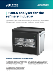 Porla analyser for refineries