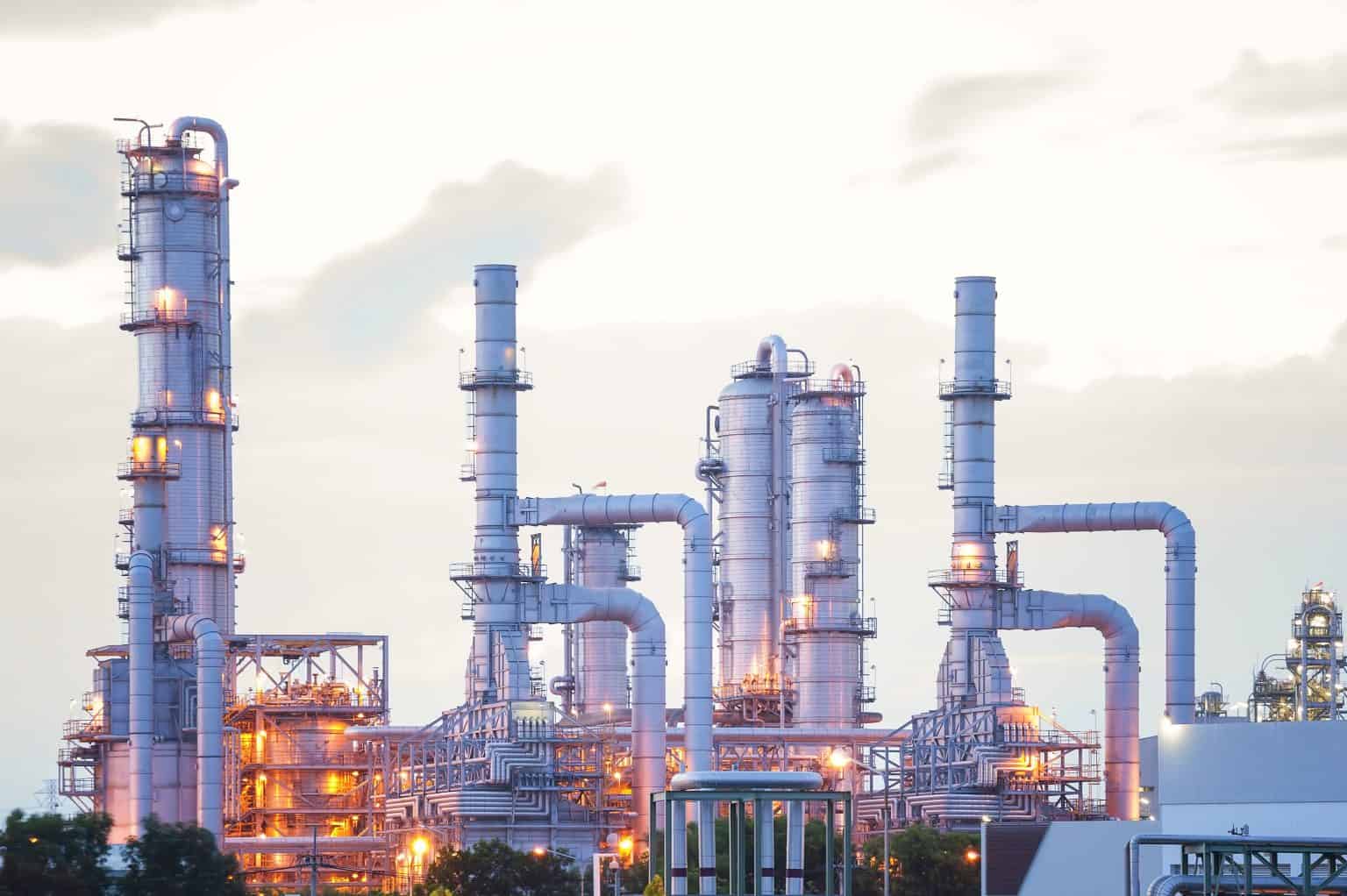 Petrochemical industrial plant